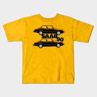 Saab 90 Retro Design Kids T-Shirt